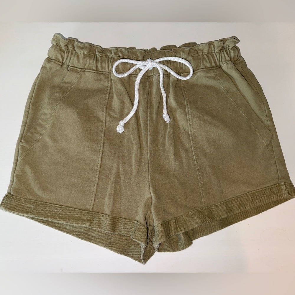 Wishlist Olive Green Drawstring Shorts
